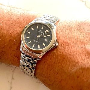 Gorgeous mens OMEGA SEAMASTER stainless steel watch 🔥🔥🔥